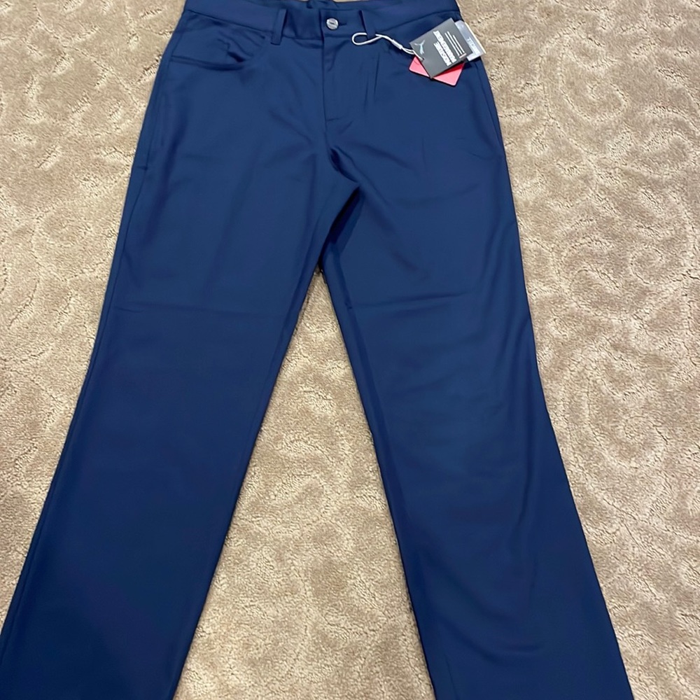 Boys Golf Pants Navy Puma XL NWT